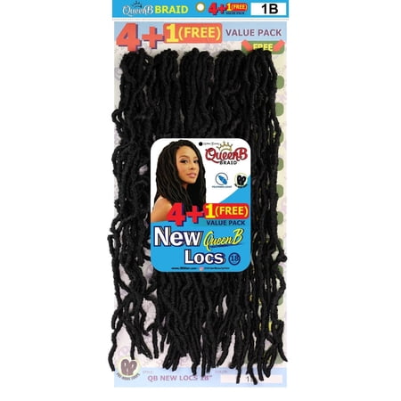 QueenB 5X New Locs Value Pack 18" - #1B