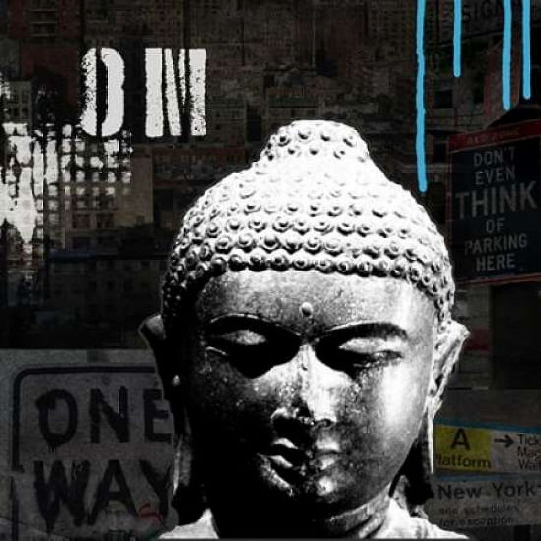 Urban Buddha I Canvas Art - Linda Woods (24 x 24)
