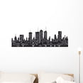 thumbnail image 1 of Urban Buildings City Wall Decal by Wallmonkeys Peel and Stick Graphic (36 in W x 18 in H) WM213338, 1 of 4
