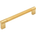 thumbnail image 1 of Stone Harbor Hardware Urban Cabinet Pull, 128 Millimeters, Satin Brass, 1 of 3