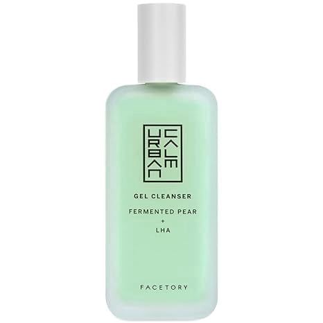 Urban Calm Hydrating Facial Cleanser Gel with Fermented Pear & LHA, Gentle Face Wash & Makeup Remover for Sensitive Skin 4 Fl Oz