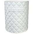 thumbnail image 1 of {Urban Trends Collection Brinna Embossed Ceramic Kitchen Utensil Holder, Large Countertop Utensil Crock, Ceramic Utensil Jar for Spoons & Spatulas}, 1 of 6