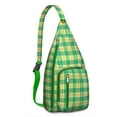 thumbnail image 1 of Urban Checkered Sling - Contemporary Plaid Pattern Crossbody Bag (Streetwear Inspired, Lightweight), 1 of 4