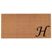 Urban Chic Monogram Doormat, 30" x 48" Letter H