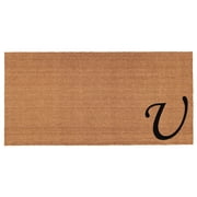 Urban Chic Monogram Doormat, 30" x 48" Letter U