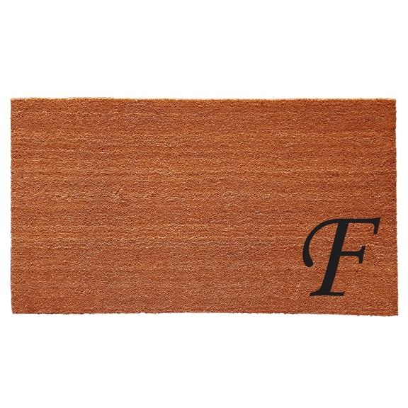 Urban Chic Monogram Doormat (Letter F)