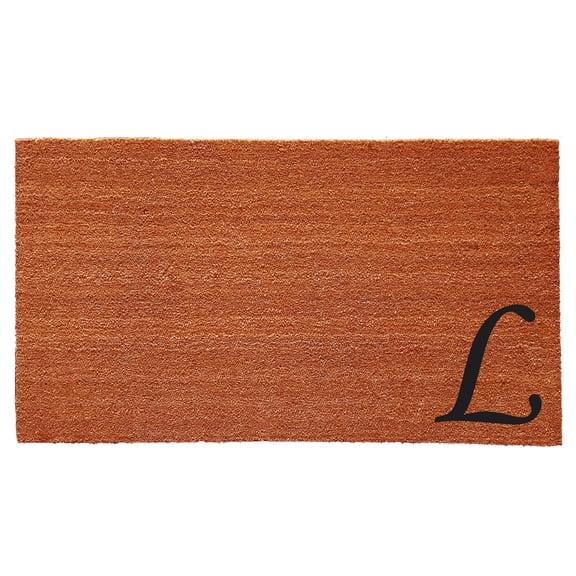 Urban Chic Monogram Doormat (Letter L)