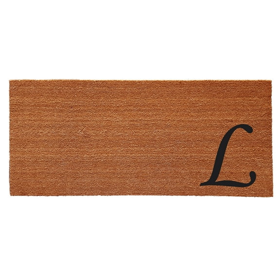 Urban Chic Monogram Doormat (Letter L)