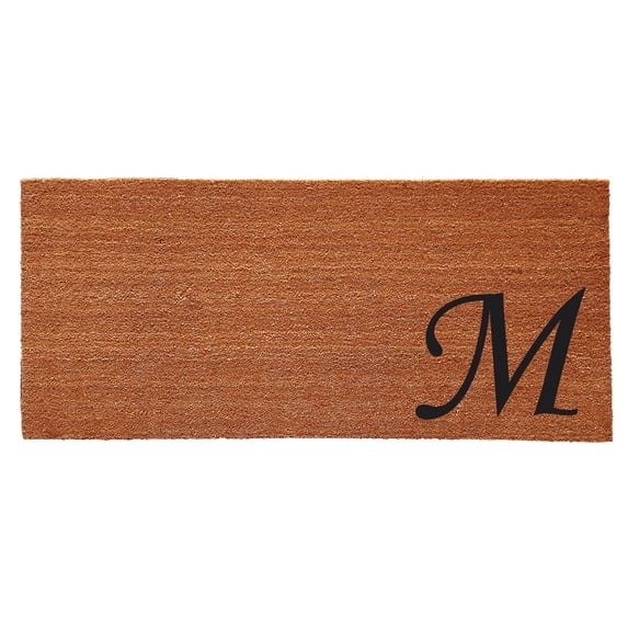 Urban Chic Monogram Doormat (Letter M)
