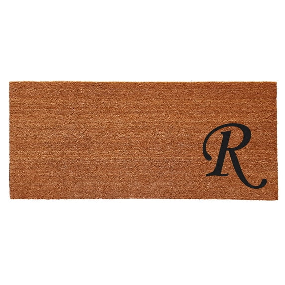 Urban Chic Monogram Doormat (Letter R)