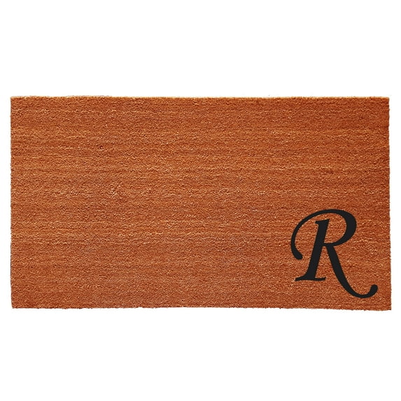 Urban Chic Monogram Doormat (Letter R)