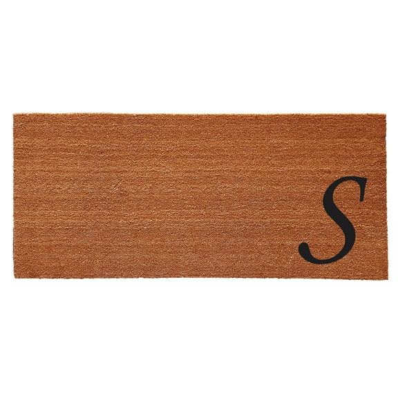 Urban Chic Monogram Doormat (Letter S)