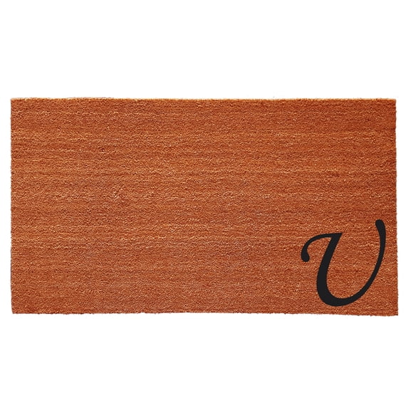 Urban Chic Monogram Doormat (Letter U)