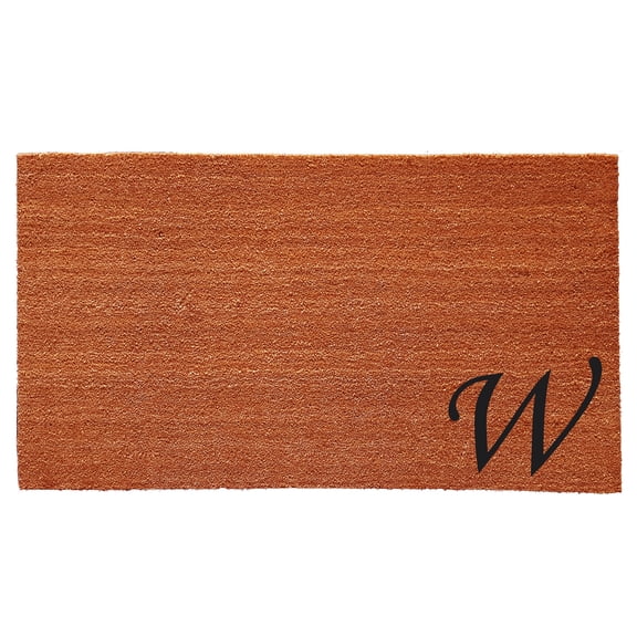 Urban Chic Monogram Doormat (Letter W)