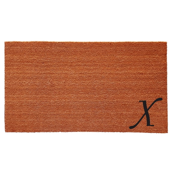Urban Chic Monogram Doormat (Letter X)