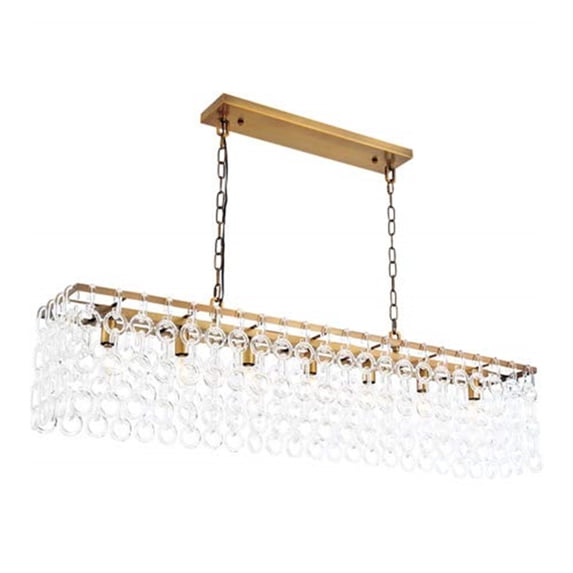 Urban Classic Debutante 7 light Light Antique Brass Pendant