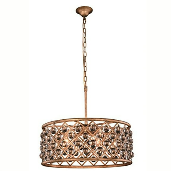 Urban Classic Sydney 10 Light Polished Nickel Flush Mount Clear Royal Cut Crystal