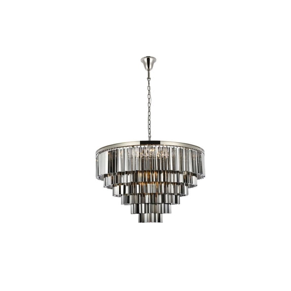 Elegant Lighting Sydney 44" 10 Light Royal Crystal Chandelier