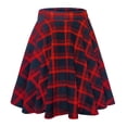 thumbnail image 1 of Urban CoCo Women's Flared Stretchy Mini Skater Skirt（#17-long, 2XL）, 1 of 2