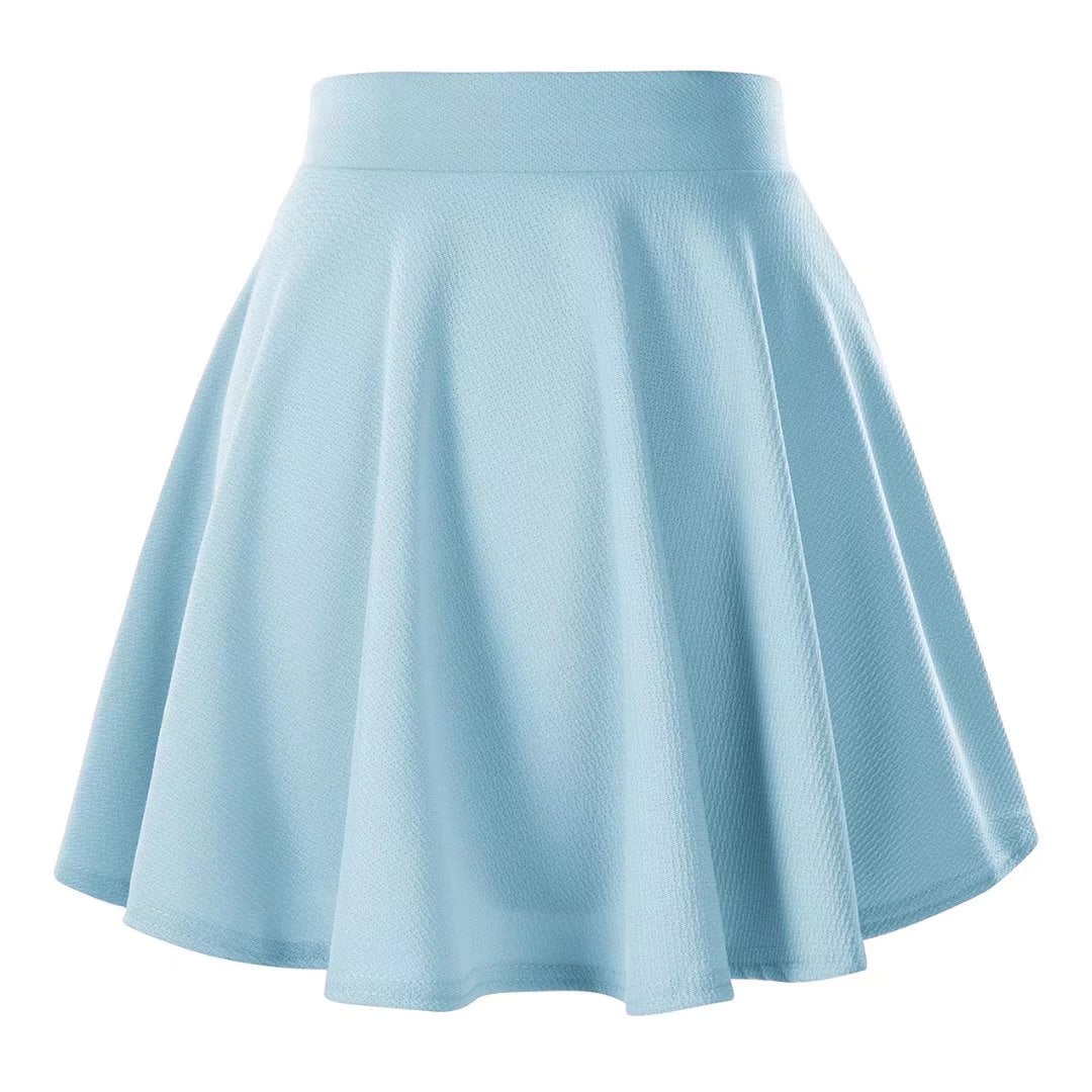 Women's Blue Bird Skater Skirt - Flowy High Waisted with UPF 50+ & Recycled Fabric main image 1