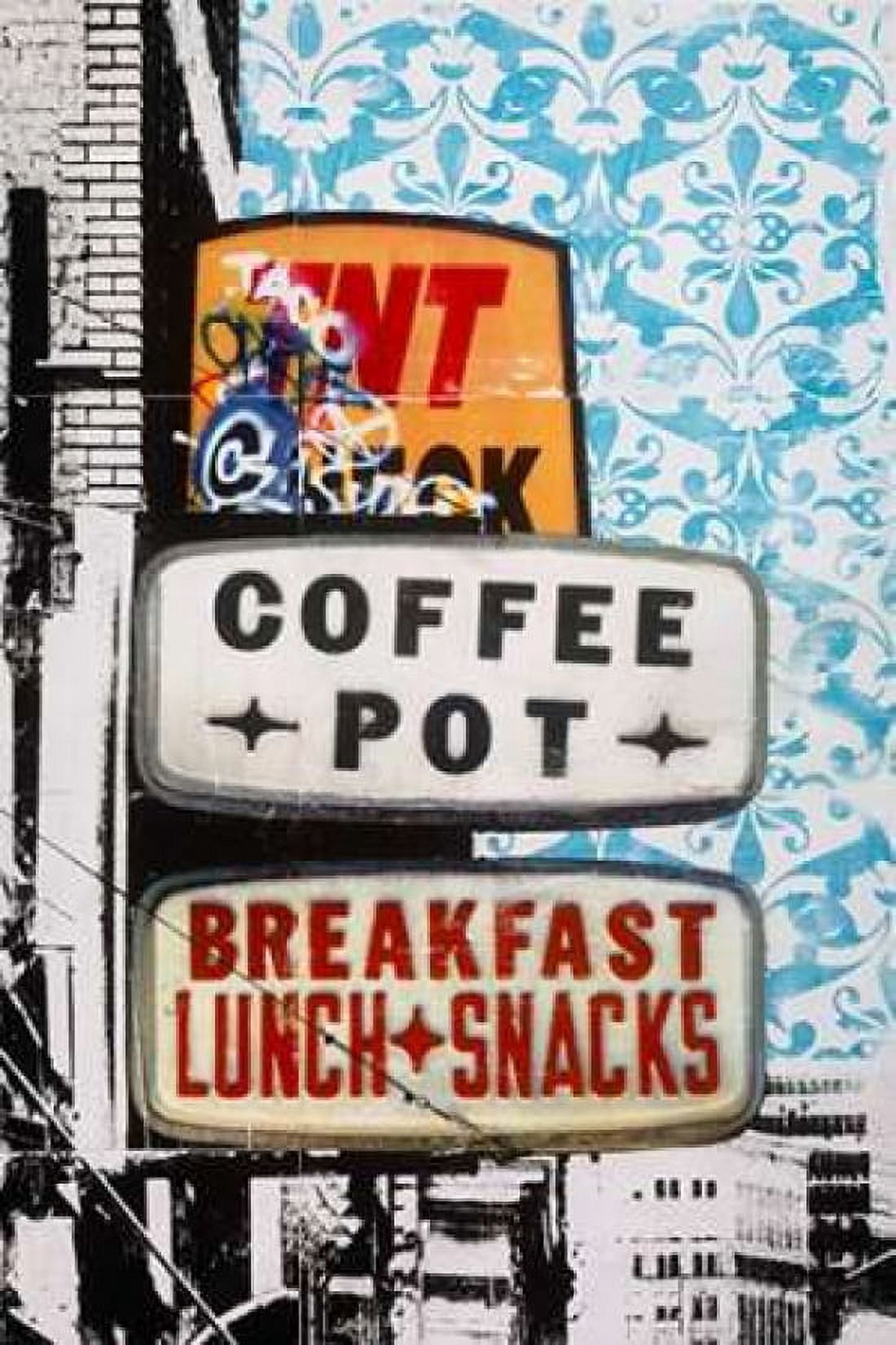 Urban Collage Cafe Canvas Art - Deanna Fainelli (12 x 18)