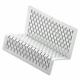 thumbnail image 1 of Urban Collection Punched Metal Business Card Holder, Holds 50 2 X 3.5 Cards, Perforated Steel, White | Bundle of 10, 1 of 4
