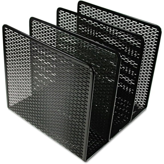 Urban Collection Punched Metal File Sorter, Black (ART20009)