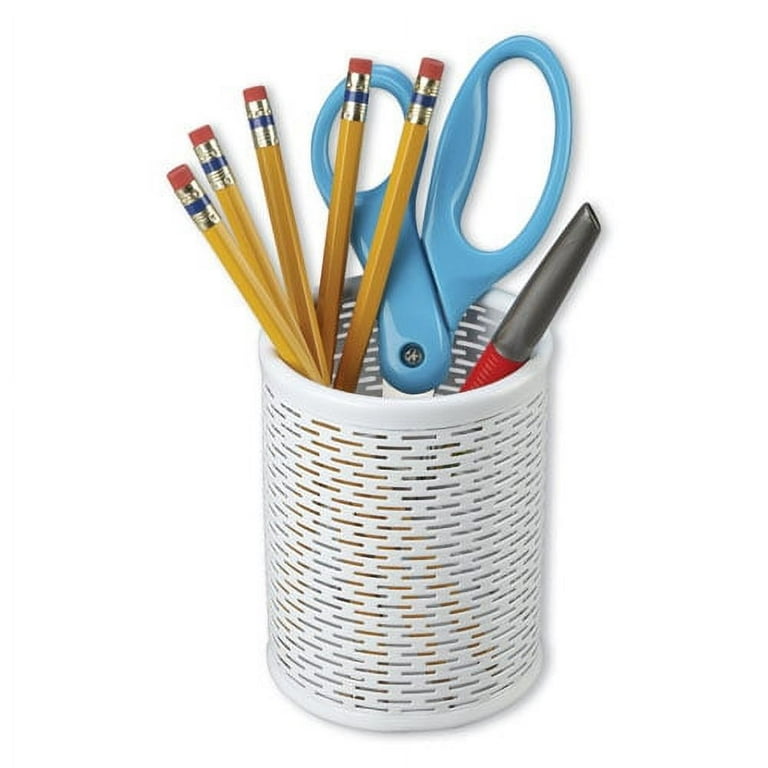 Urban Collection Punched Metal Pencil Cup, 3.5 Urban Collection Punched Metal Pencil Cup, 3.5