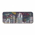 thumbnail image 1 of Urban Computer Mouse Pad, City Landscape Doodle with Hight Skyscrapers Chaotic Architecture Buildings Sketch, Rectangle Non-Slip Rubber Mousepad Large, 31" x 12" Gaming Size, Multicolor, by Ambesonne, 1 of 2