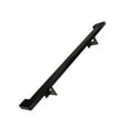 thumbnail image 1 of Urban Contemporary Aluminum Complete Handrail Grab Bar Set, Brackets Included, 2 Foot Handrail, Black / Bronze Powder Coated Finish, 1 of 6
