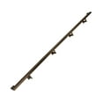 thumbnail image 1 of Urban Contemporary Aluminum Complete Handrail Grab Bar Set, Brackets Included, 9 Foot Handrail, Bronze / Bronze Powder Coated Finish, 1 of 6