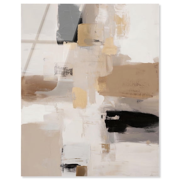 Urban Contrast I Acrylic Print Neutral Boho Art by Art Remedy, Ready to Hang, 30 x 36