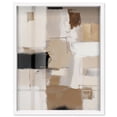 thumbnail image 1 of Urban Contrast III Shadowbox Print Neutral Boho Art by Art Remedy, White Frame, 24 x 30, 1 of 6