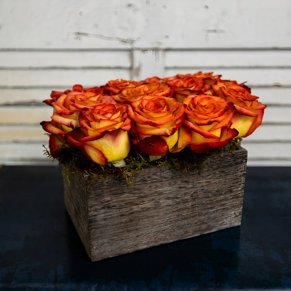 Urban Country Flower Co. Contemporary Garden of Roses Roses, Cut & Fresh Flower Bouquet