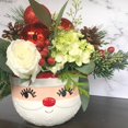 thumbnail image 1 of Urban Country Flower Co. Red-Nosed Santa Bowl Assorted Bouquet, Cut & Fresh Flower Bouquet, 1 of 6