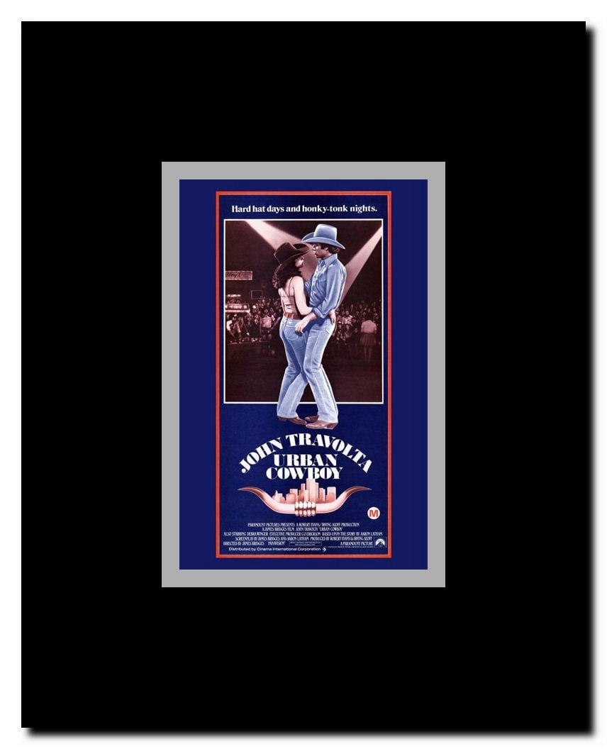 Urban Cowboy Framed Movie Poster
