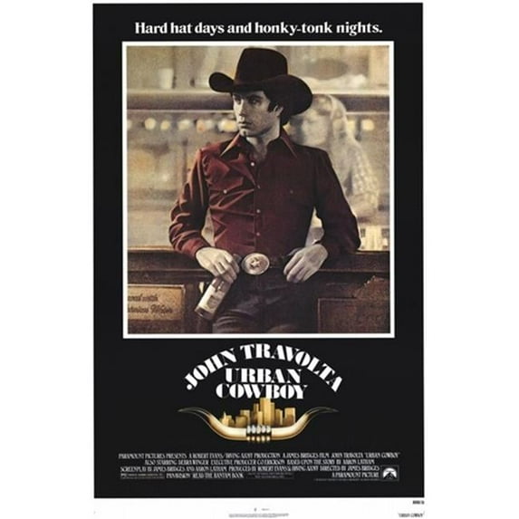Urban Cowboy Movie Poster - 11 x 17 in.