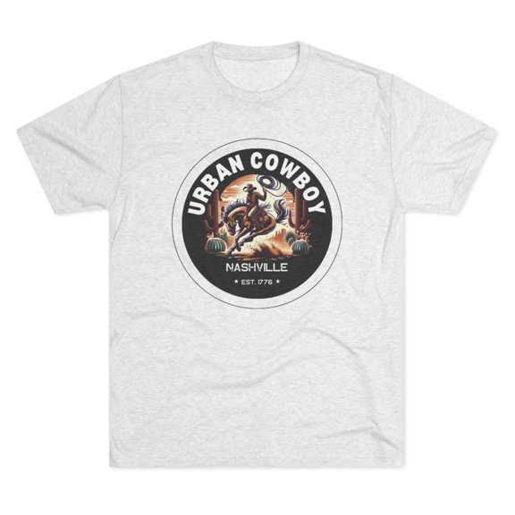 Urban Cowboy Unisex Tri-Blend Crew Tee