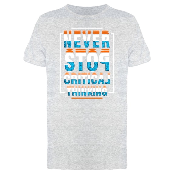 Urban Critical Thinking Tee Men's -Image by Shutterstock