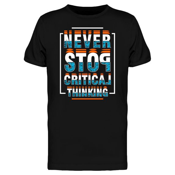 Urban Critical Thinking Tee Men's -Image by Shutterstock