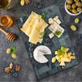 thumbnail image 1 of Urban Cutting Board, Road Intersection Paris France Modern City Life Cars in Traffic Crosswalk Street View, Decorative Tempered Glass Cutting and Serving Board, Small Size, Grey White, by Ambesonne, 1 of 1