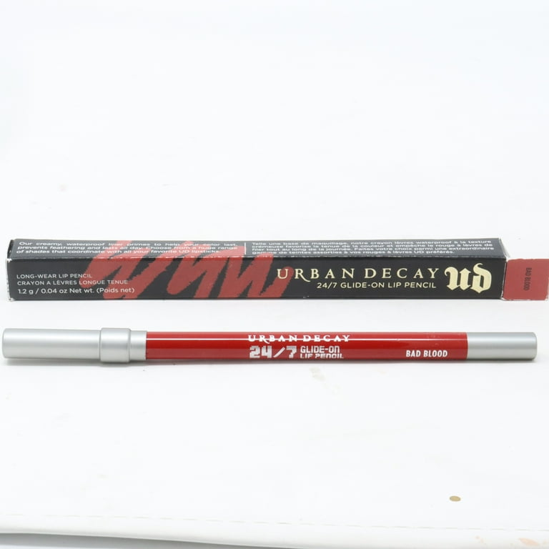 Urban Decay 24/7 Glide On Lip Pencil Bad Blood 0.04oz/1.2g New 