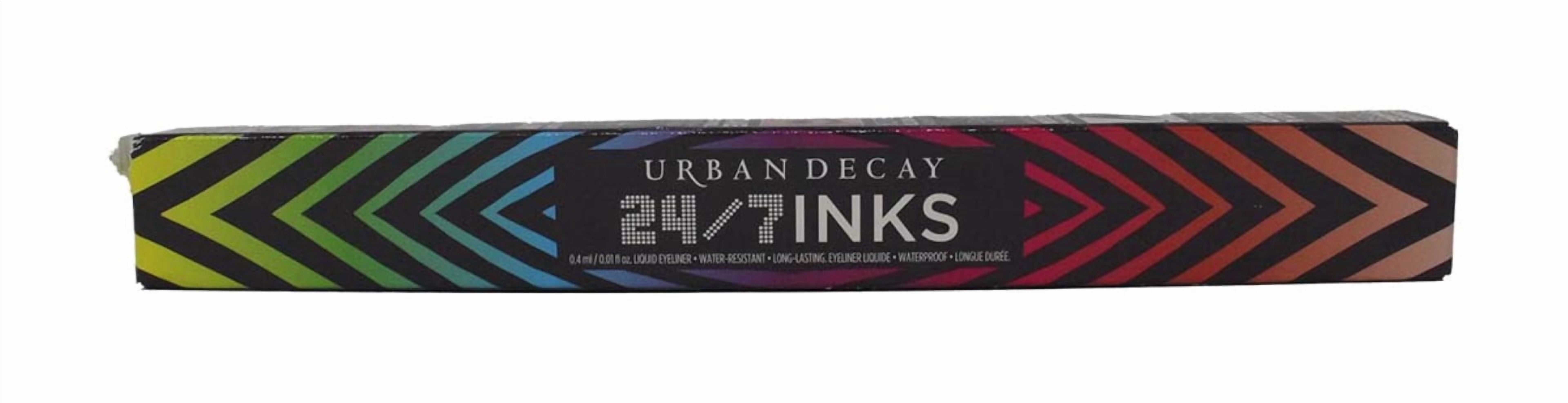 URBAN DECAY 24/7 Inks Liquid Eyeliner Pen Water-Resistant, Smudge-Proof Up to 24HR Wear Ergonomic Grip Vegan & Cruelty Free Hi-Energy (Blue Shimmer, Brush Tip) Hi-Energy (blue shimmer)
