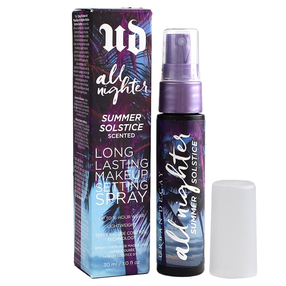 Urban Decay ALL NIGHTER Summer Solstice Scented Long Lasting Makeup Setting Spray - Travel Size 1oz/30ml