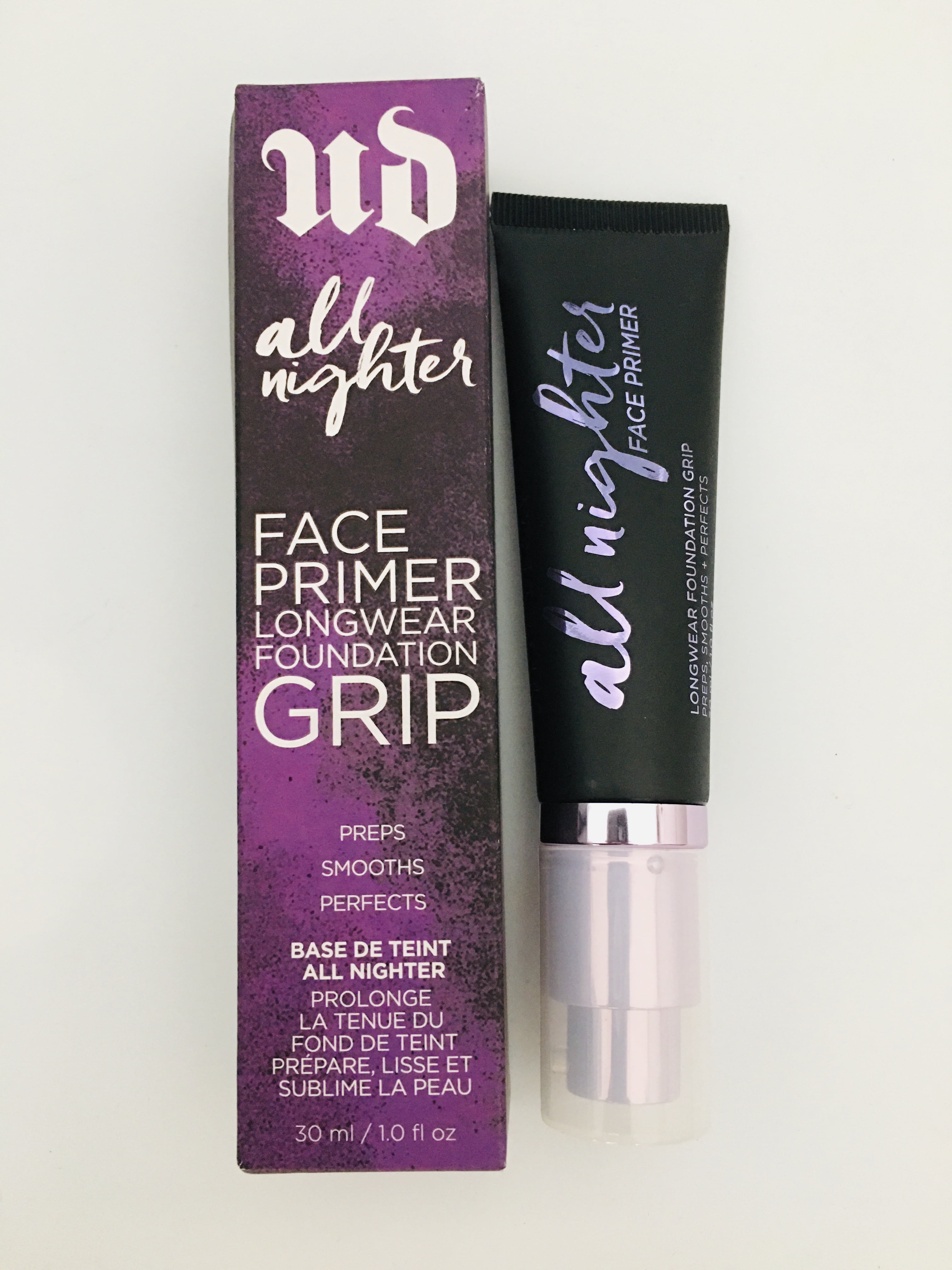 Urban Decay All Nighter Face Primer Longwear Foundation Grip Full Size 1oz