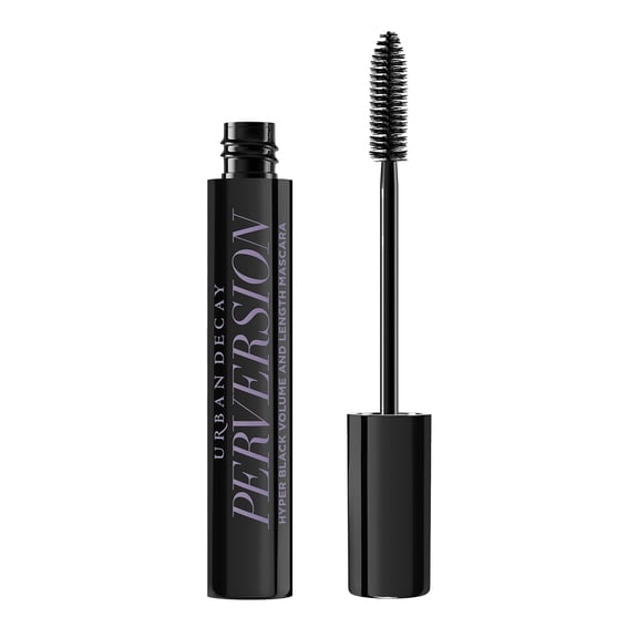 Urban Decay Perversion Volumizing Mascara (Full Size) - Intense Black Lengthening Mascara, Smudge-Resistant, Flake-free, Lash Volume & Length, Curling & Separating, Vegan Formula - 0.34 Fl Oz