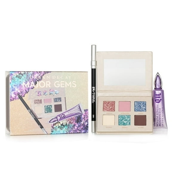 Urban Decay Stoned Vibes Major Gems Set: (1x Mini Eyeshadow Palette + 1x Eye Pencil + 1x Eyeshadow Primer) 3pcs