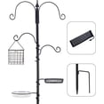 thumbnail image 1 of Urban Deco Bird Feeding Station with Water Bowl and Mesh Tray, Includes Wing Nuts, 75.6 in Height, 1 of 7