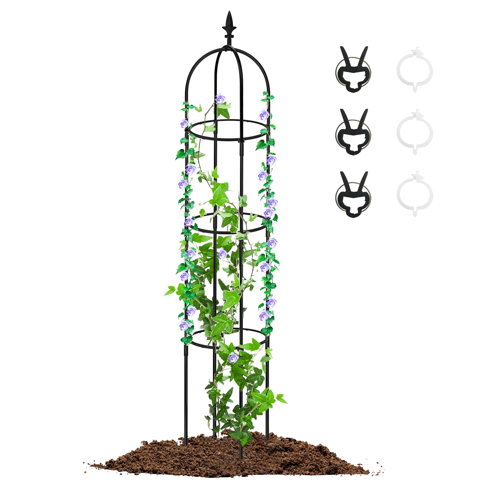 Urban Deco Garden Trellis for Potted Plants,6 ft Tall Durable Tomato ...