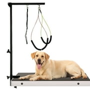 Urban Deco Pet Grooming Arm with Clamp Innovative Portable Two Grooming Arms - 33.5 inch Height Adjustable,Dog Grooming Loop and No Sit Haunch Holder for Large and Small Dogs,Cats